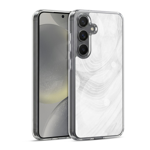 Alyn Spiller Marble White Soft Gel Case for Samsung Galaxy S24 5G & MagSafe