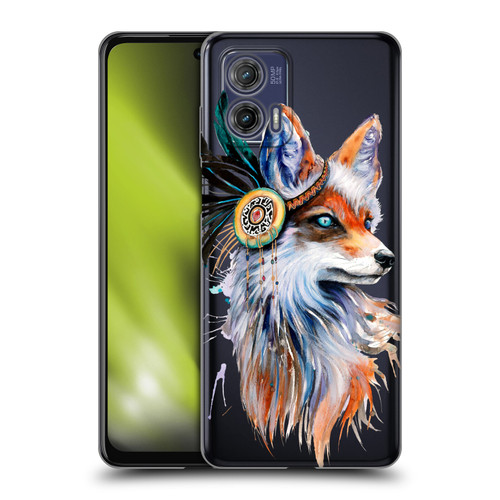 Pixie Cold Animals Fox Soft Gel Case for Motorola Moto G73 5G