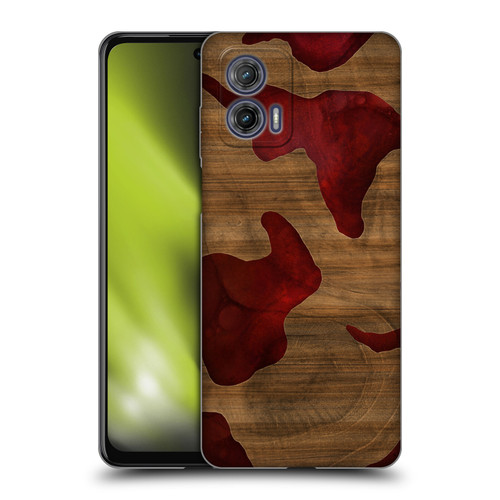 Alyn Spiller Wood & Resin Fire Soft Gel Case for Motorola Moto G73 5G