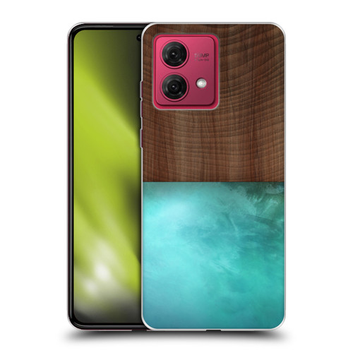 Alyn Spiller Wood & Resin Blocking Soft Gel Case for Motorola Moto G84 5G