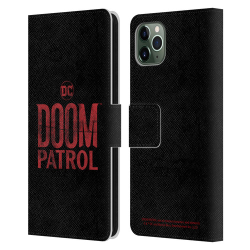 Doom Patrol Graphics Logo Leather Book Wallet Case Cover For Apple iPhone 11 Pro Max
