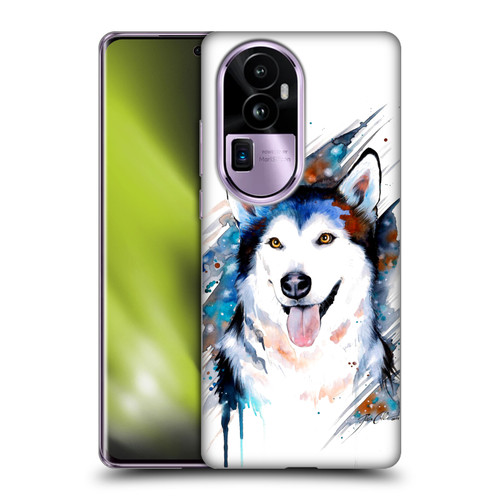 Pixie Cold Animals Husky Soft Gel Case for OPPO Reno10 Pro+