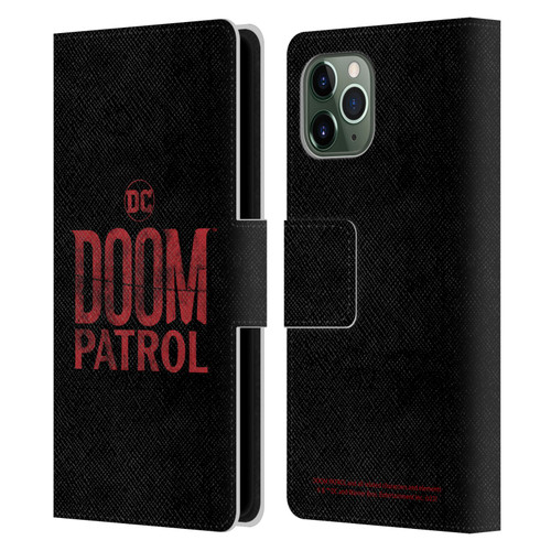 Doom Patrol Graphics Logo Leather Book Wallet Case Cover For Apple iPhone 11 Pro