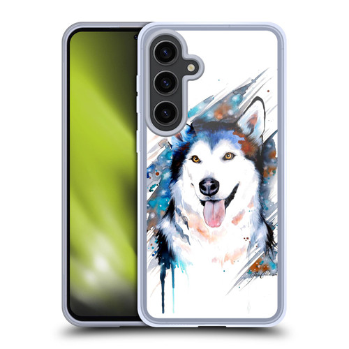 Pixie Cold Animals Husky Soft Gel Case for Samsung Galaxy S24+ 5G