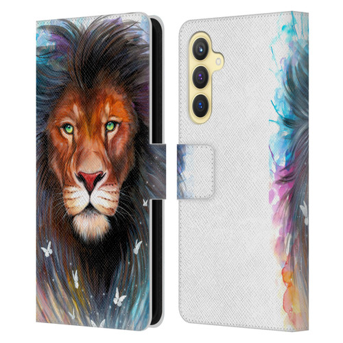 Pixie Cold Cats Sacred King Leather Book Wallet Case Cover For Samsung Galaxy S23 FE 5G