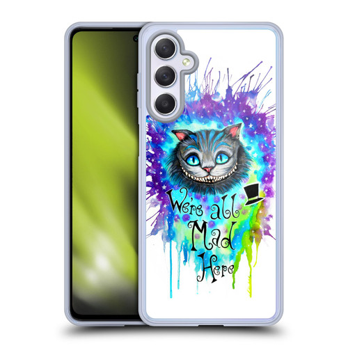 Pixie Cold Cats We Are All Mad Here Soft Gel Case for Samsung Galaxy M54 5G