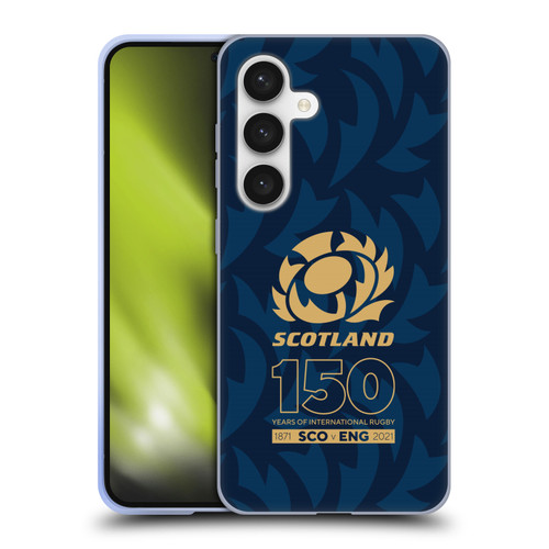 Scotland Rugby 150th Anniversary Thistle Soft Gel Case for Samsung Galaxy S24 5G