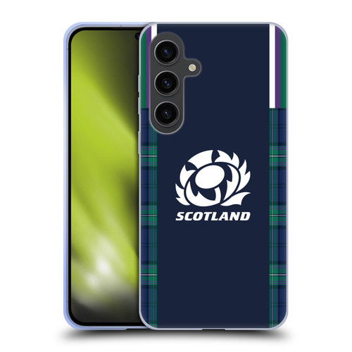 Scotland Rugby 2023/24 Crest Kit Home Soft Gel Case for Samsung Galaxy S24+ 5G