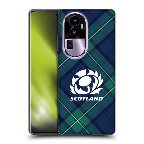 Scotland Rugby Graphics Tartan Oversized Soft Gel Case for OPPO Reno10 Pro+