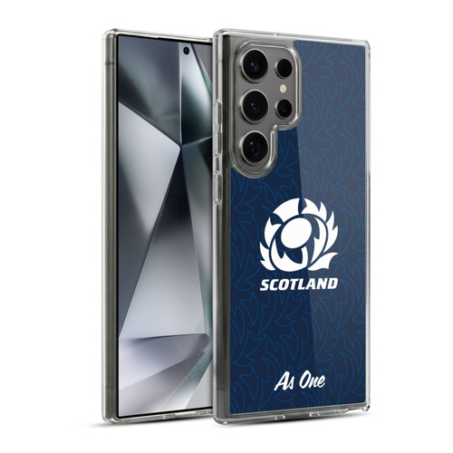 Scotland Rugby Graphics Pattern Soft Gel Case for Samsung Galaxy S24 Ultra 5G