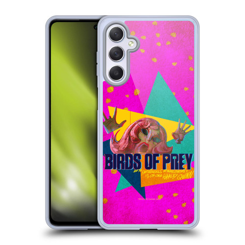 Birds of Prey DC Comics Graphics Panic In Neon Soft Gel Case for Samsung Galaxy M54 5G
