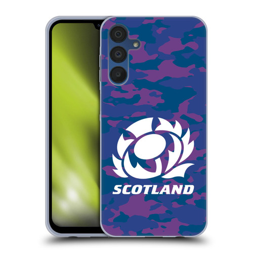 Scotland Rugby Logo 2 Camouflage Soft Gel Case for Samsung Galaxy A15