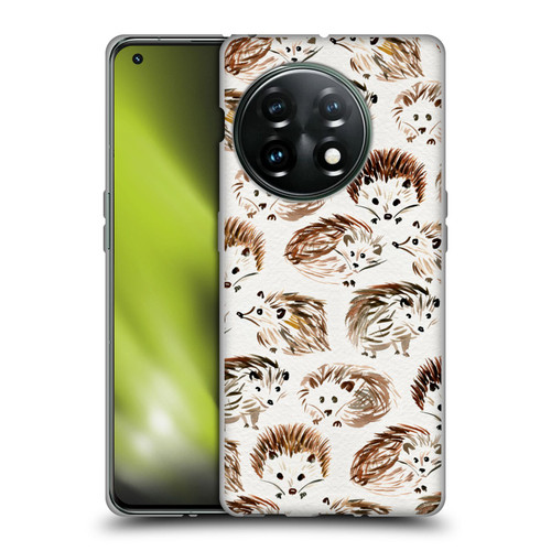 Cat Coquillette Animals Hedgehogs Soft Gel Case for OnePlus 11 5G