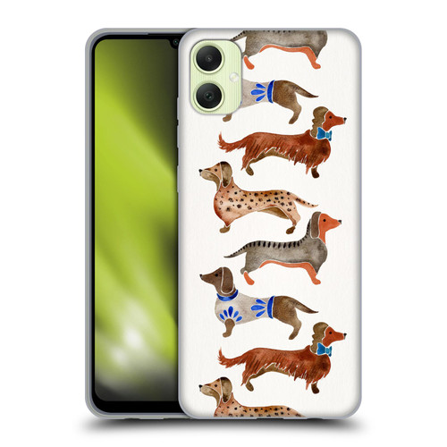 Cat Coquillette Animals Dachshunds Soft Gel Case for Samsung Galaxy A05