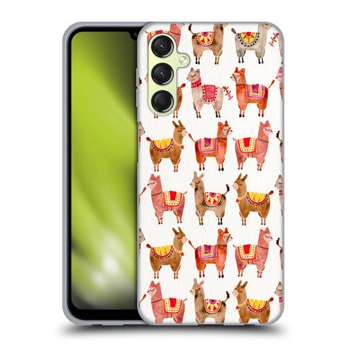 Cat Coquillette Animals Alpacas Soft Gel Case for Samsung Galaxy A24 4G / M34 5G