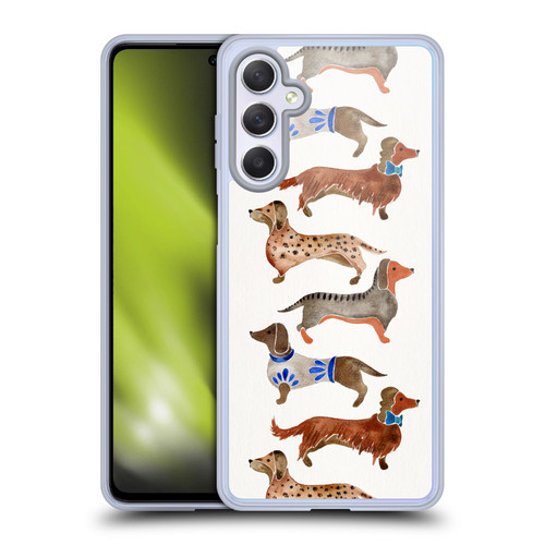 Cat Coquillette Animals Dachshunds Soft Gel Case for Samsung Galaxy M54 5G