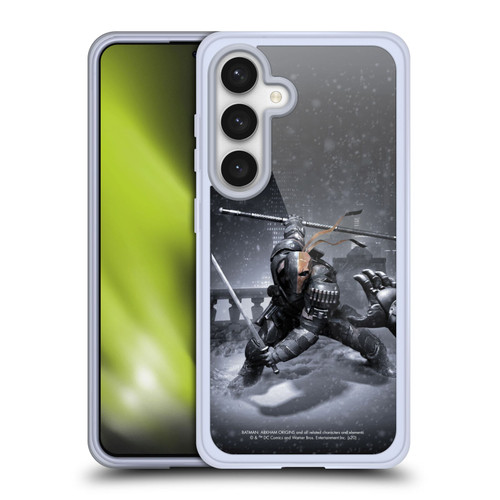 Batman Arkham Origins Key Art Deathstroke Soft Gel Case for Samsung Galaxy S24 5G