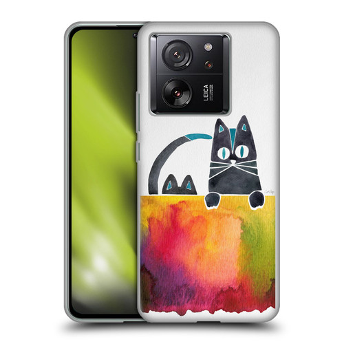Cat Coquillette Animals 2 Cats Soft Gel Case for Xiaomi 13T 5G / 13T Pro 5G