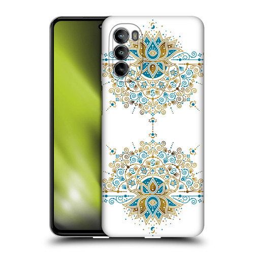 Cat Coquillette Patterns 6 Lotus Bloom Mandala 2 Soft Gel Case for Motorola Moto G82 5G