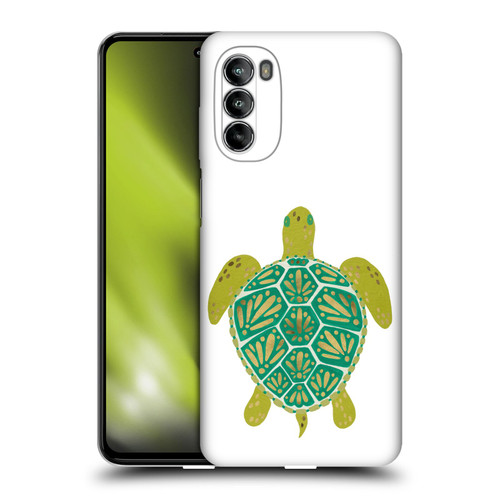Cat Coquillette Sea Turtle Green Soft Gel Case for Motorola Moto G82 5G