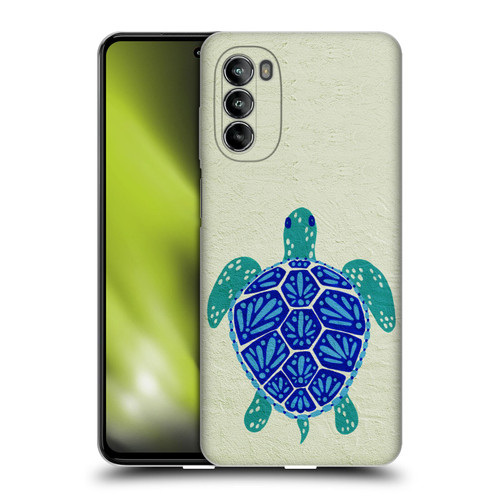 Cat Coquillette Sea Turtle Blue Soft Gel Case for Motorola Moto G82 5G