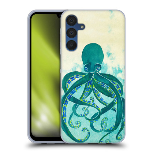 Cat Coquillette Sea Octopus Soft Gel Case for Samsung Galaxy A15
