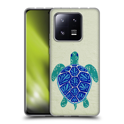 Cat Coquillette Sea Turtle Blue Soft Gel Case for Xiaomi 13 Pro 5G