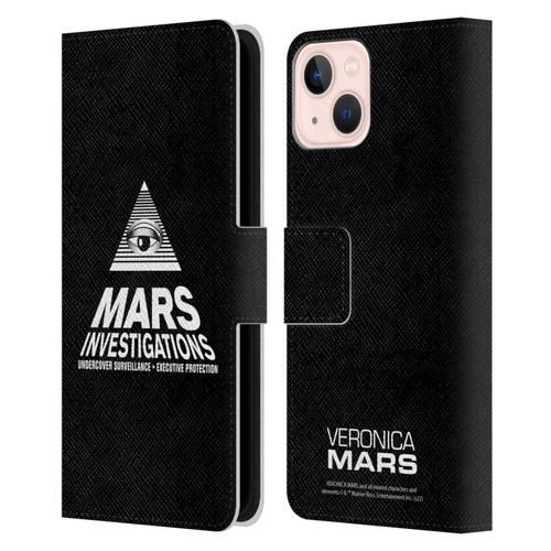 Veronica Mars Graphics Logo Leather Book Wallet Case Cover For Apple iPhone 13