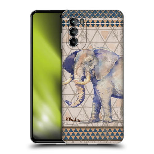 Paul Brent Animals Tribal Elephant Soft Gel Case for Motorola Moto G82 5G
