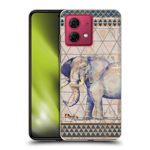 Paul Brent Animals Tribal Elephant Soft Gel Case for Motorola Moto G84 5G