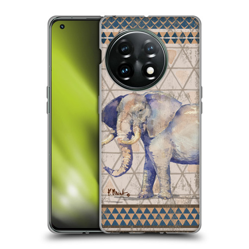 Paul Brent Animals Tribal Elephant Soft Gel Case for OnePlus 11 5G