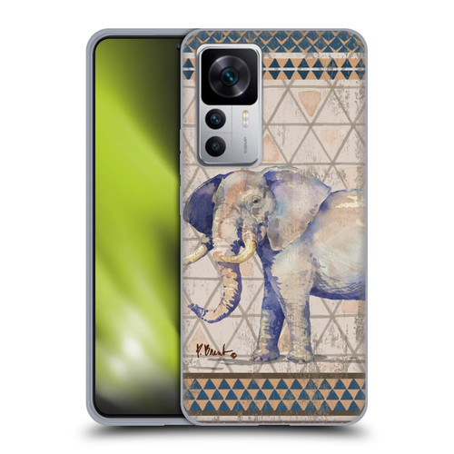 Paul Brent Animals Tribal Elephant Soft Gel Case for Xiaomi 12T 5G / 12T Pro 5G / Redmi K50 Ultra 5G