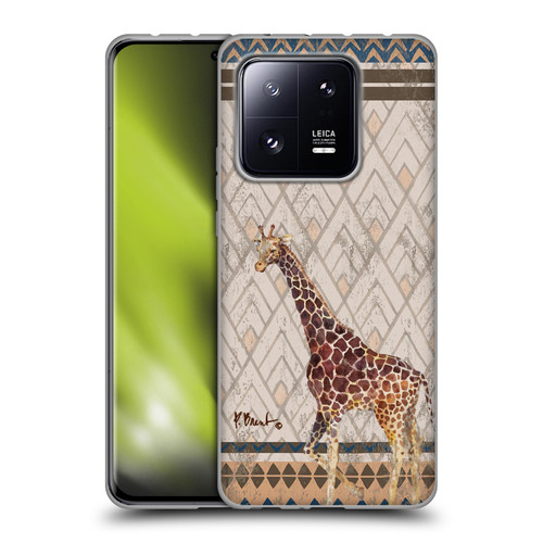 Paul Brent Animals Tribal Giraffe Soft Gel Case for Xiaomi 13 Pro 5G