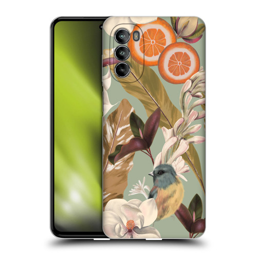 Anis Illustration Graphics New Tropical Pink Soft Gel Case for Motorola Moto G82 5G