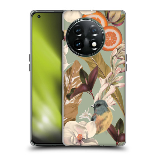 Anis Illustration Graphics New Tropical Pink Soft Gel Case for OnePlus 11 5G