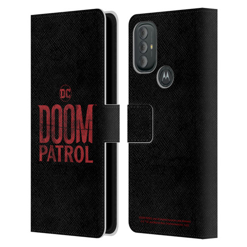 Doom Patrol Graphics Logo Leather Book Wallet Case Cover For Motorola Moto G10 / Moto G20 / Moto G30