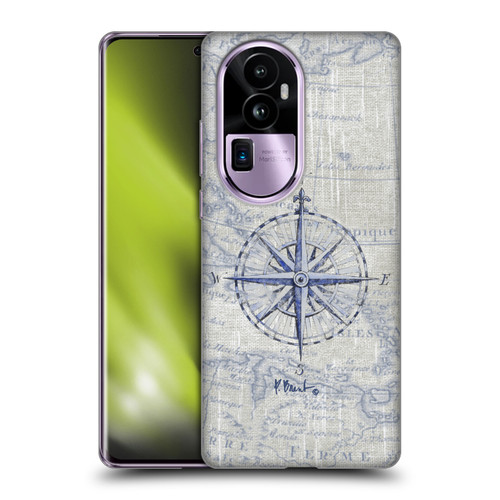 Paul Brent Nautical Vintage Compass Soft Gel Case for OPPO Reno10 Pro+