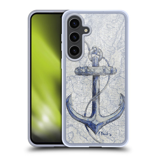 Paul Brent Nautical Vintage Anchor Soft Gel Case for Samsung Galaxy S24+ 5G