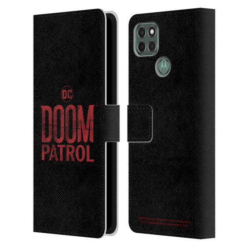 Doom Patrol Graphics Logo Leather Book Wallet Case Cover For Motorola Moto G9 Power