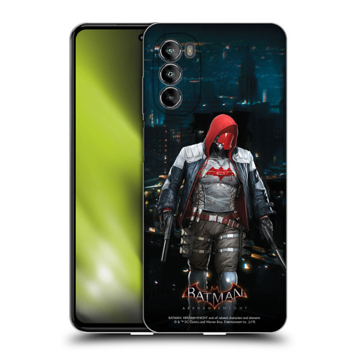 Batman Arkham Knight Characters Red Hood Soft Gel Case for Motorola Moto G82 5G