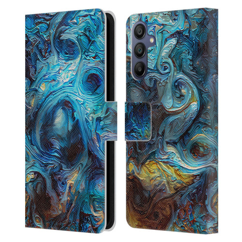 Cosmo18 Jupiter Fantasy Blue Leather Book Wallet Case Cover For Samsung Galaxy A15