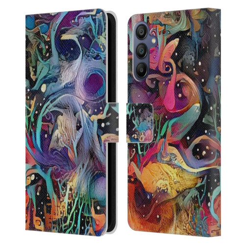 Cosmo18 Jupiter Fantasy Decorative Leather Book Wallet Case Cover For Samsung Galaxy A15