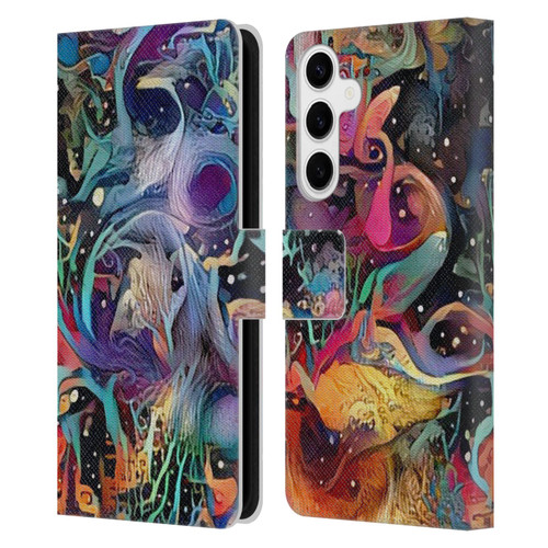 Cosmo18 Jupiter Fantasy Decorative Leather Book Wallet Case Cover For Samsung Galaxy S24+ 5G