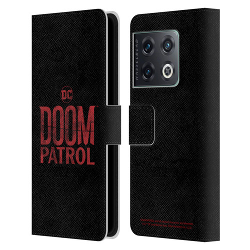 Doom Patrol Graphics Logo Leather Book Wallet Case Cover For OnePlus 10 Pro