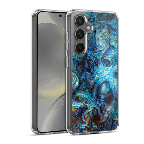 Cosmo18 Jupiter Fantasy Blue Soft Gel Case for Samsung Galaxy S24 5G & MagSafe