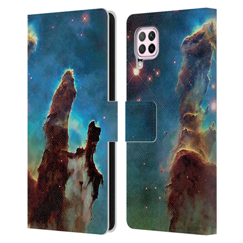 Cosmo18 Space 2 Nebula's Pillars Leather Book Wallet Case Cover For Huawei Nova 6 SE / P40 Lite