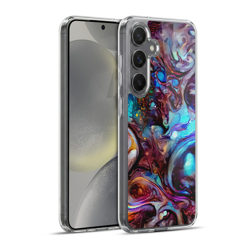 Cosmo18 Jupiter Fantasy Indigo Soft Gel Case for Samsung Galaxy S24+ 5G & MagSafe