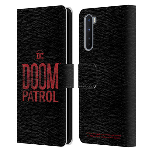 Doom Patrol Graphics Logo Leather Book Wallet Case Cover For OnePlus Nord 5G