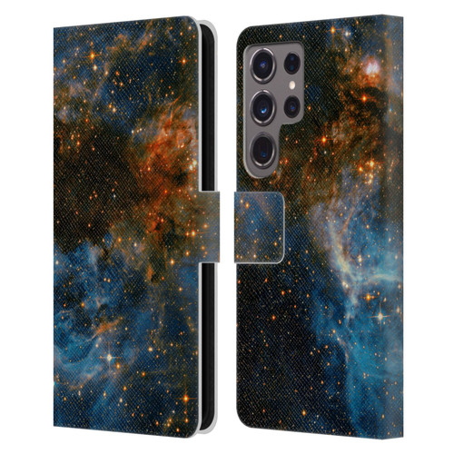 Cosmo18 Space 2 Galaxy Leather Book Wallet Case Cover For Samsung Galaxy S24 Ultra 5G