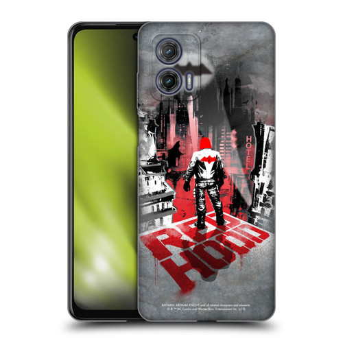 Batman Arkham Knight Graphics Red Hood Soft Gel Case for Motorola Moto G73 5G